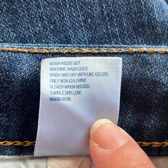 Old Navy regular fit dark wash denim jeans belt loops size 2 xs jeans 2011 - Picture 9 of 10